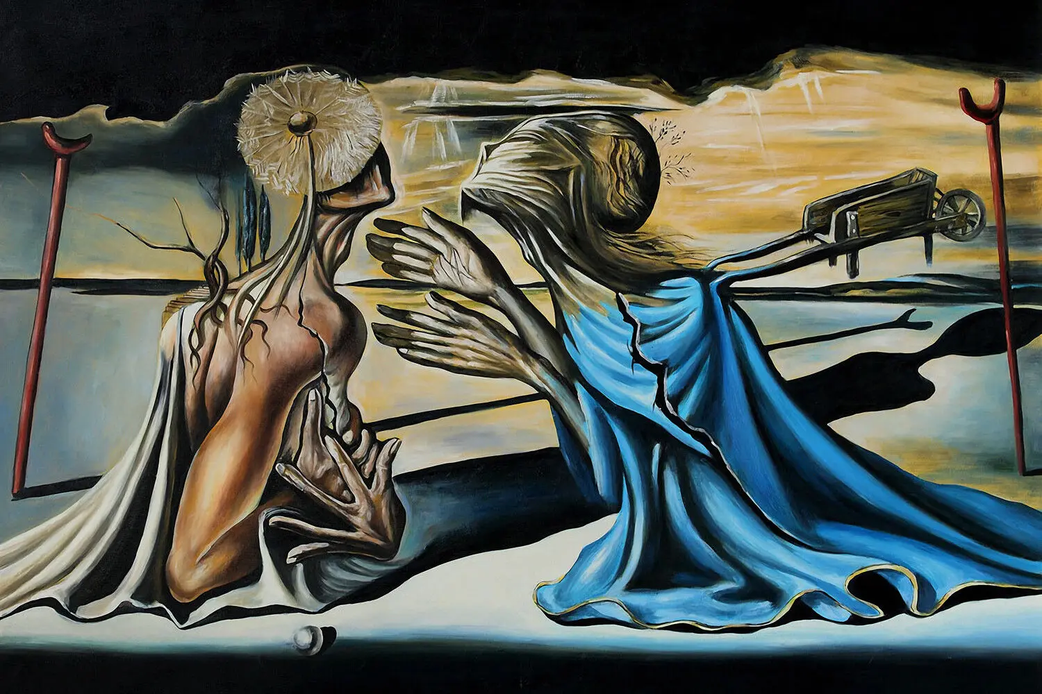 Salvador Dali Tristan and Isolde giclee Art Picture Print Silk Poster Home Wall Decor