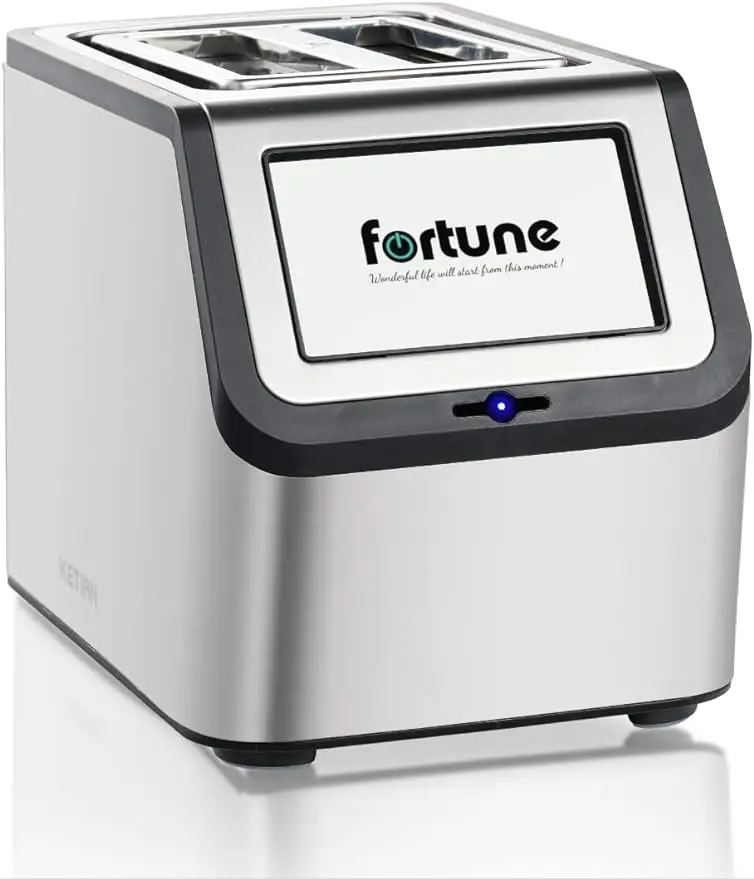 

KETIAN- Touch Screen Toaster, 2 Slice,High-Speed Automatic Settings, Bagel, English Muffins, Toast, Pastry, Waffles