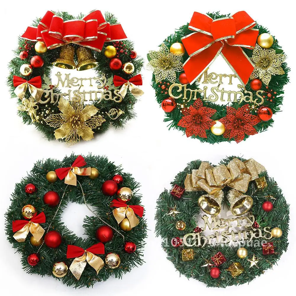 

Christmas wreath simulation Christmas tree rattan decoration celebration party wreath
