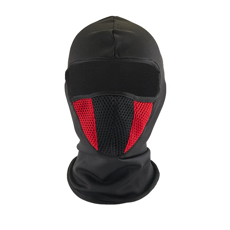 Pasamontañas transpirable para motocicleta, máscara de cara completa para motocicleta, casco de Motocross, capucha, cuello, capucha, accesorios para