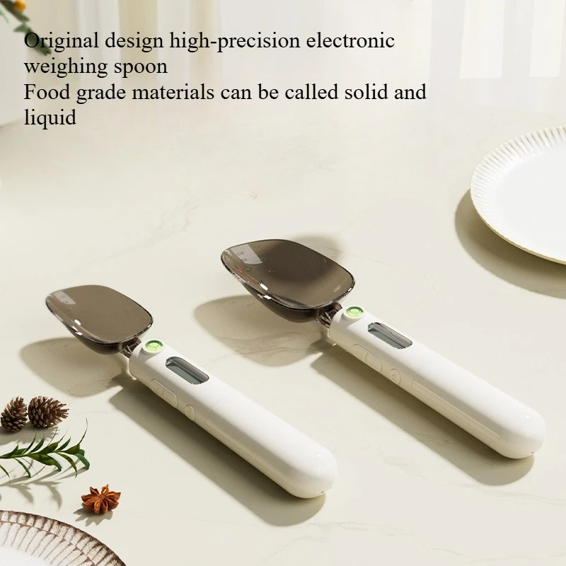 Electronic Measuring Spoon with Gram Scale Multifunctional Kitchen Flour Weighing Scoop