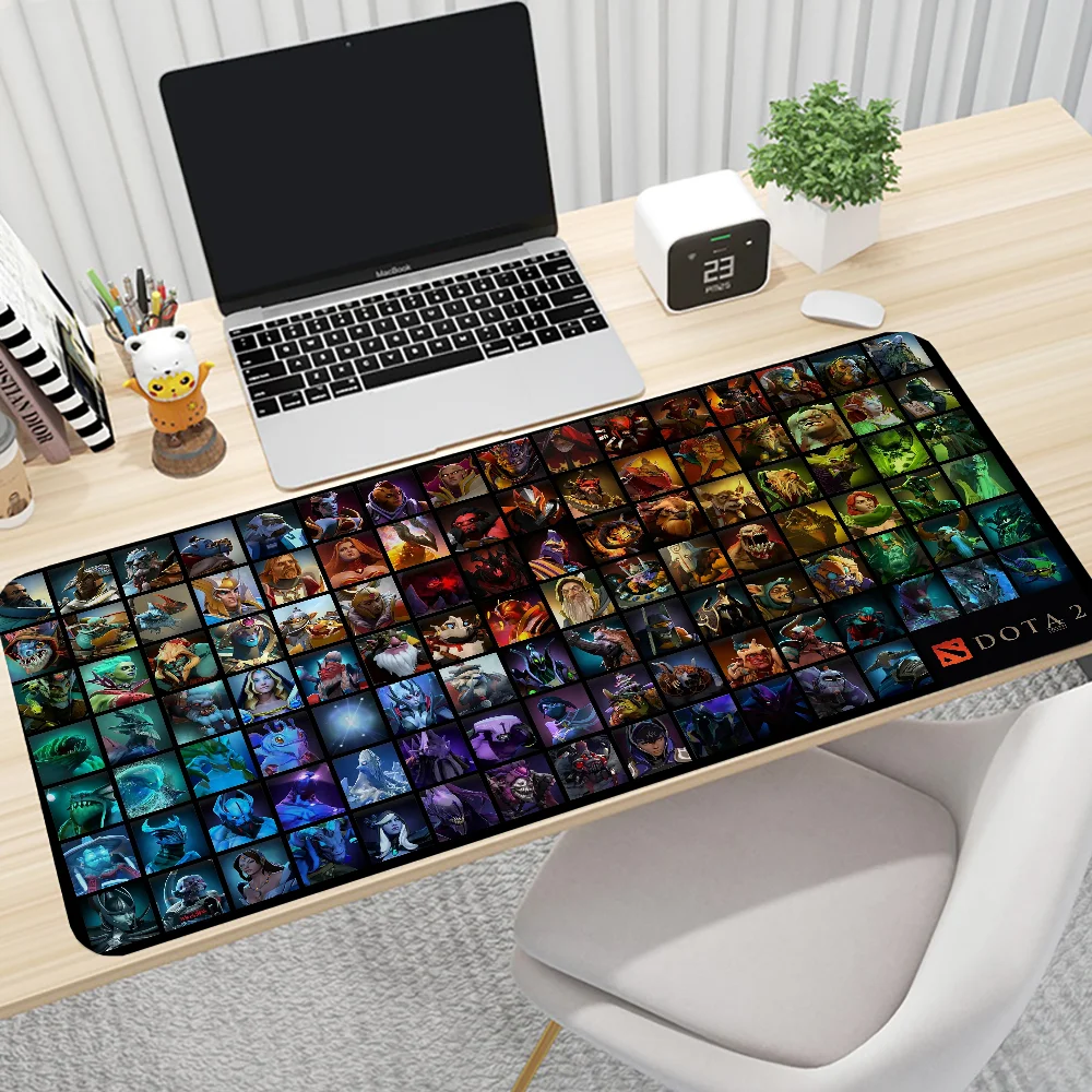 

Hot Dota 2 Desk Mat Large HD Mousepad Home Computer Anime Girl Non Slip Keyboardpad Rubber Carpet Laptop Gaming Accessories Gift