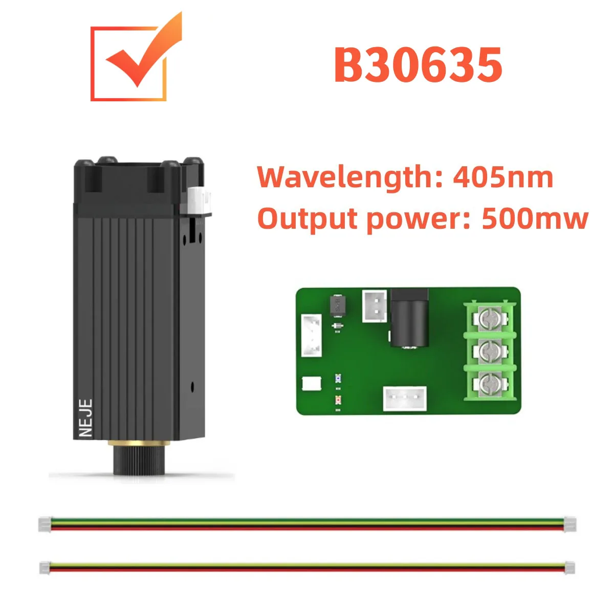 Ferramenta de corte a laser N30820/E80/A40630/A40640 Módulo laser 20-120W Módulo laser profissional, tecnologia de ponto de pressão
