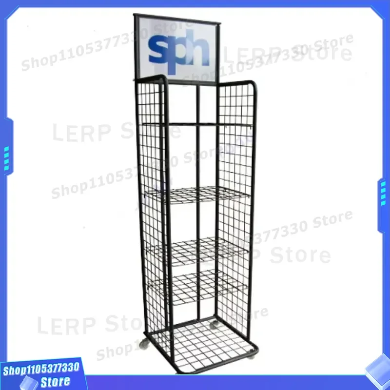 5 Tier Commercial Bread Display Rack Metal Snack Shelf Stand for Bakery Shop Cake Pastry Showcase Storage Organizer Unit
