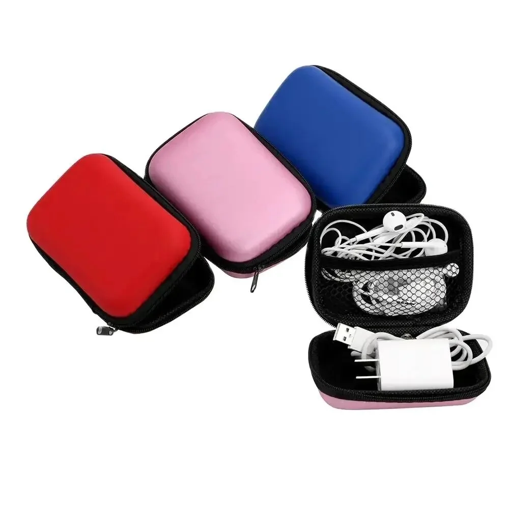 Sundries Charging Case For Earphone Package Zipper Bag Portable Travel Cable Organizer Electronics Storage