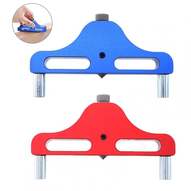 

1pcs Woodworking Center Finder Line Scriber Aluminum Alloy Centering Mark Center Line Gauge 95mm Scriber Woodworking Tools Aids