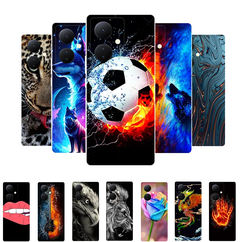 Für vivo v29 lite 5g fall fußball weiche silikon rücken taschen für vivo v29 lite telefon abdeckung vivov29lite etui v29lite fundas