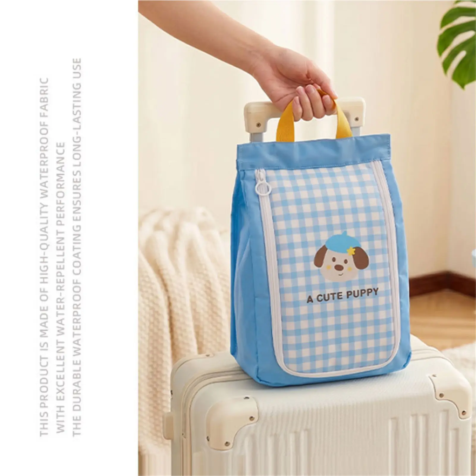 Travel-Ready Shoe Bag Waterproof Oxford Cloth Storage Pouch for Suitcase Organization Large Capacity Boot Cover Durable