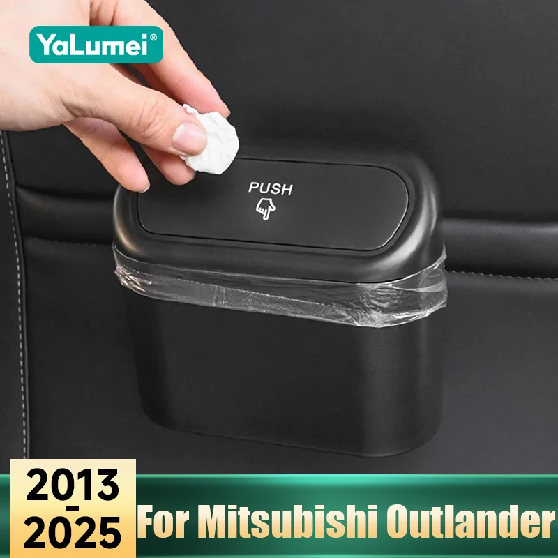 

Для Mitsubishi Outlander 3 4 PHEV 2013-2020 2021 2022 2023 2024 2025 Автомобильный подвесной мусорный бак для хранения квадратный мусорный бак