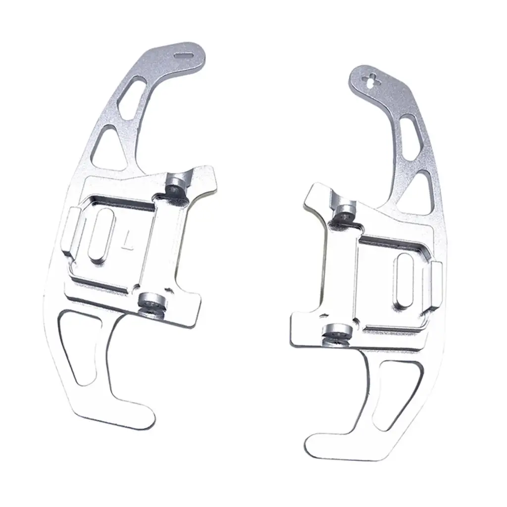 1 คู่อลูมิเนียมพวงมาลัย Paddle er Extension สําหรับตกแต่งภายในรถยนต์