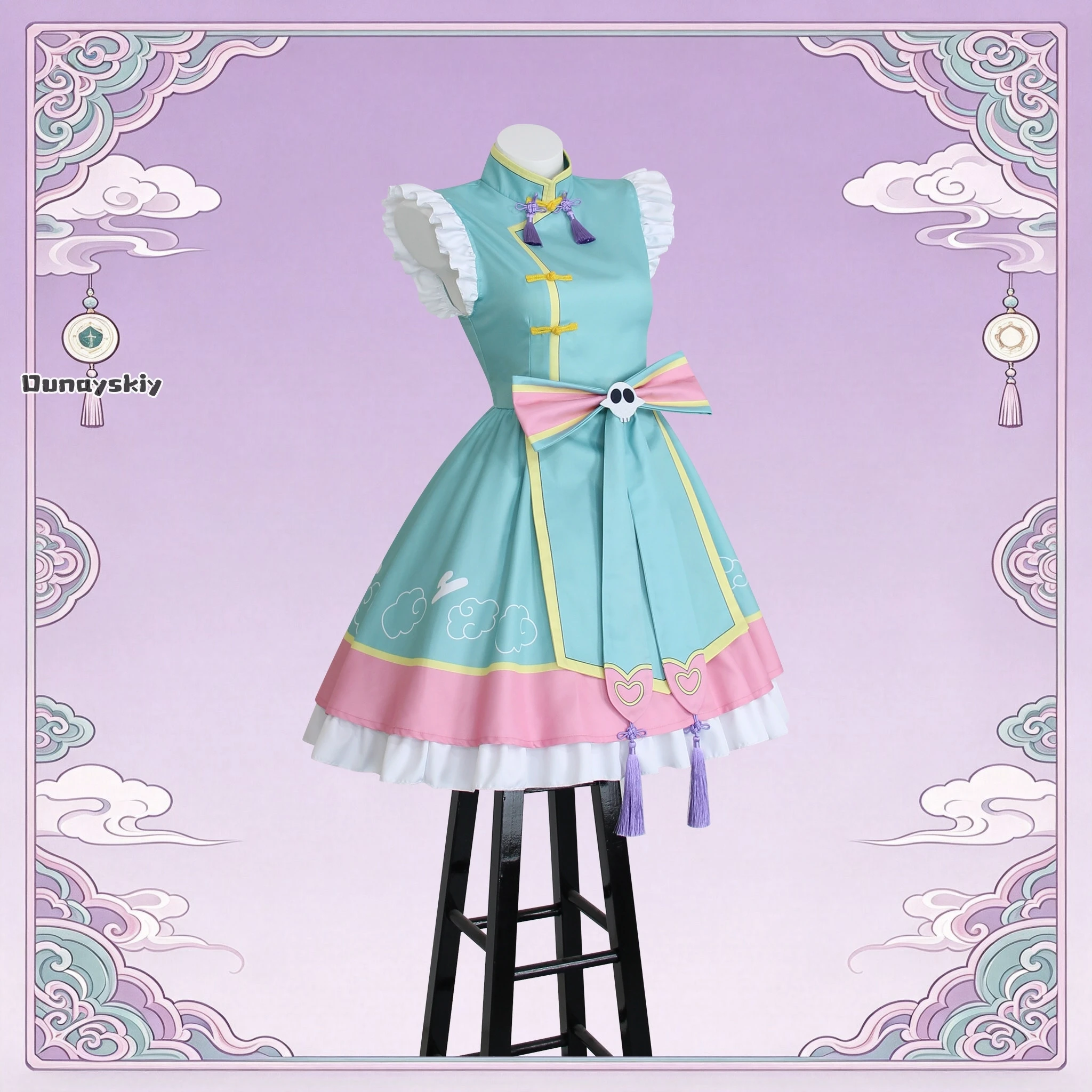 Anime Yashiro Nene‌ Chinese Style Cosplay Costume Chinese Lolita Woman Uniform Halloween Carnival Theme Party Role Play Dress Up - view 3