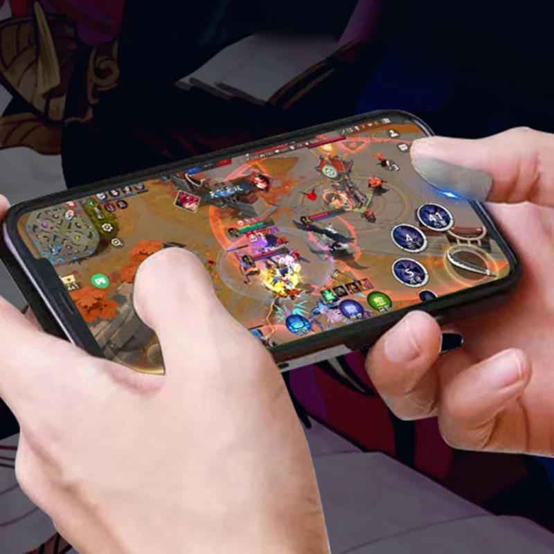10 Pieces Mobile Game Finger Stickers Full for Touch SCREEN Finger Sticker Sweat-Proof & Breathable Screen Contact Stick