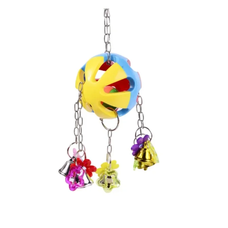 Parrot supplies Parrot toys Acrylic bite bird cage accessories Bell ball