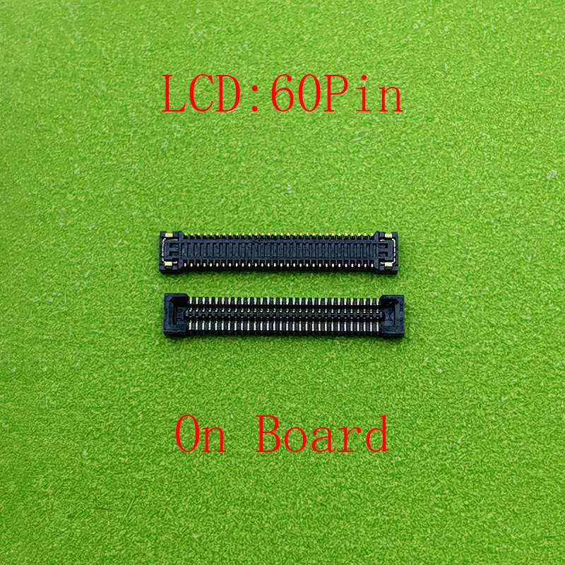2PCS 34 42 60 Pin LCD Display Touch Digitizer Screen FPC Connector Contact For iPad 6 Air2 IPad6 A1566 A1567 On Motherboard view 5