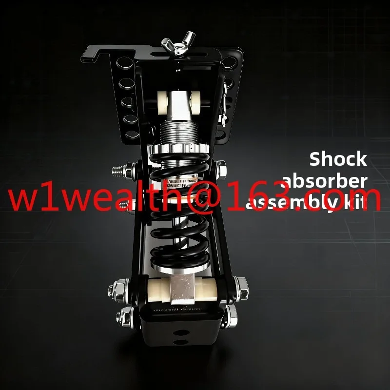 Equal length double wishbone shock absorber 10mm four-wheeler self-made skateboard kart shock absorber suspension assembly kit