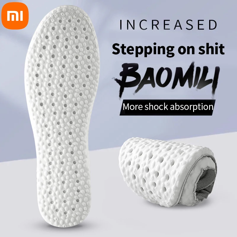 Xiaomi Youpin New Man Women Sport Insoles Memory Foam Insoles For Shoes Sole Deodorant Breathable Cushion Running Pad For Feet