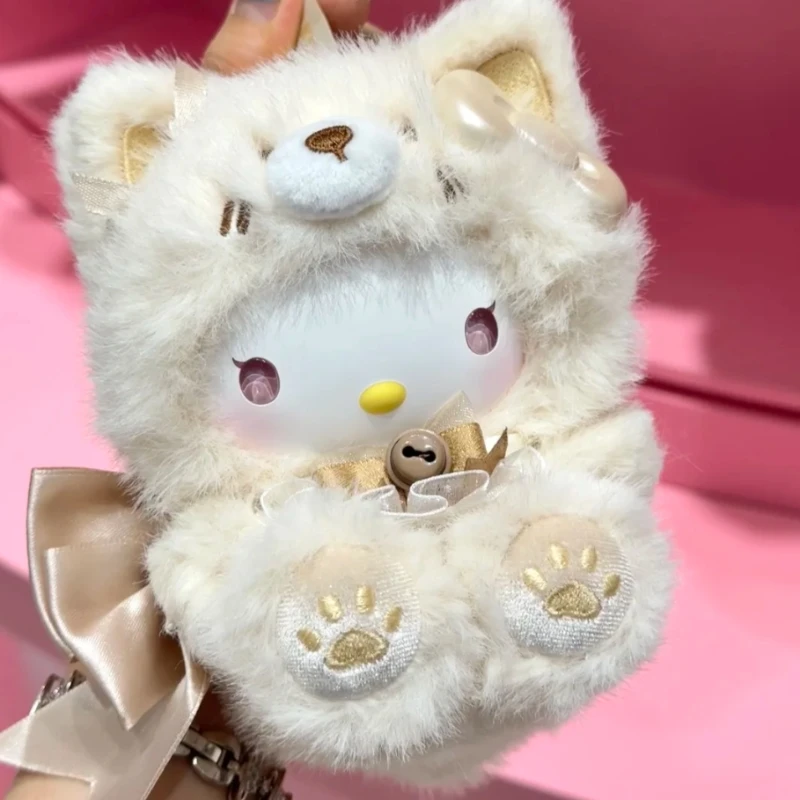 

New Genuine Sanrio Island Fox Series Plush Vinyl Blind Box Kawaii Fluffy Ethereal Dream Style Pendant Mystery Box Special Gift