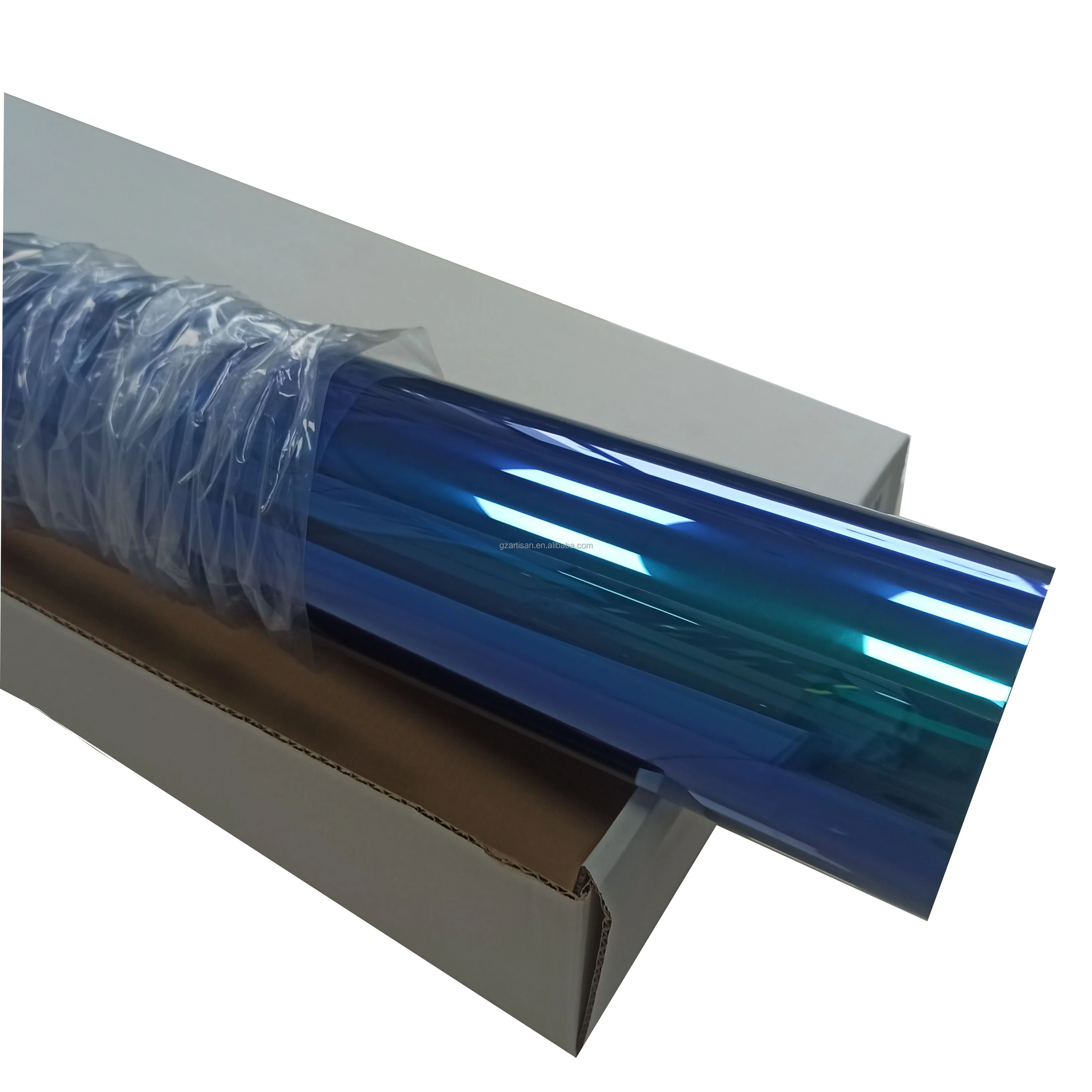 

Top Quality Vlt 70% Blue Color Car Window Films Rolls Chameleon Window Tint Film