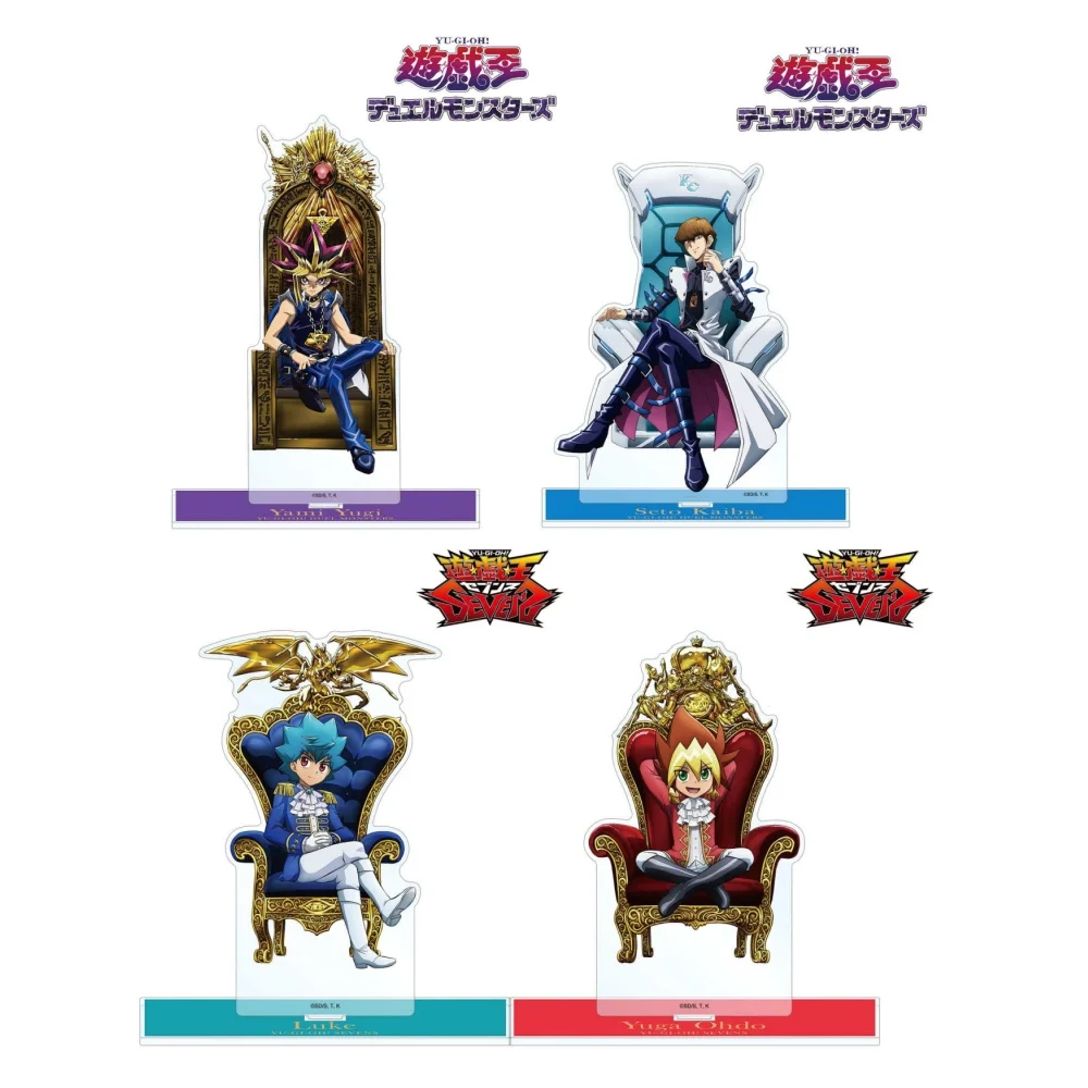 Anime Peripheral Store Yu-Gi-Oh! Duel Monsters Yuga Ohdo Throne Ver HD Figure Acrylic Stand Desktop Decoration Series About 15cm