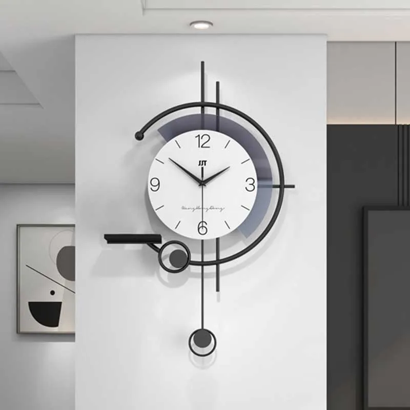 

Silent Minimalism Wall Clocks Hanging Modern Nordic Quiet Wall Clocks Fashion Orologio Da Parete Moderno Living Room Decoration