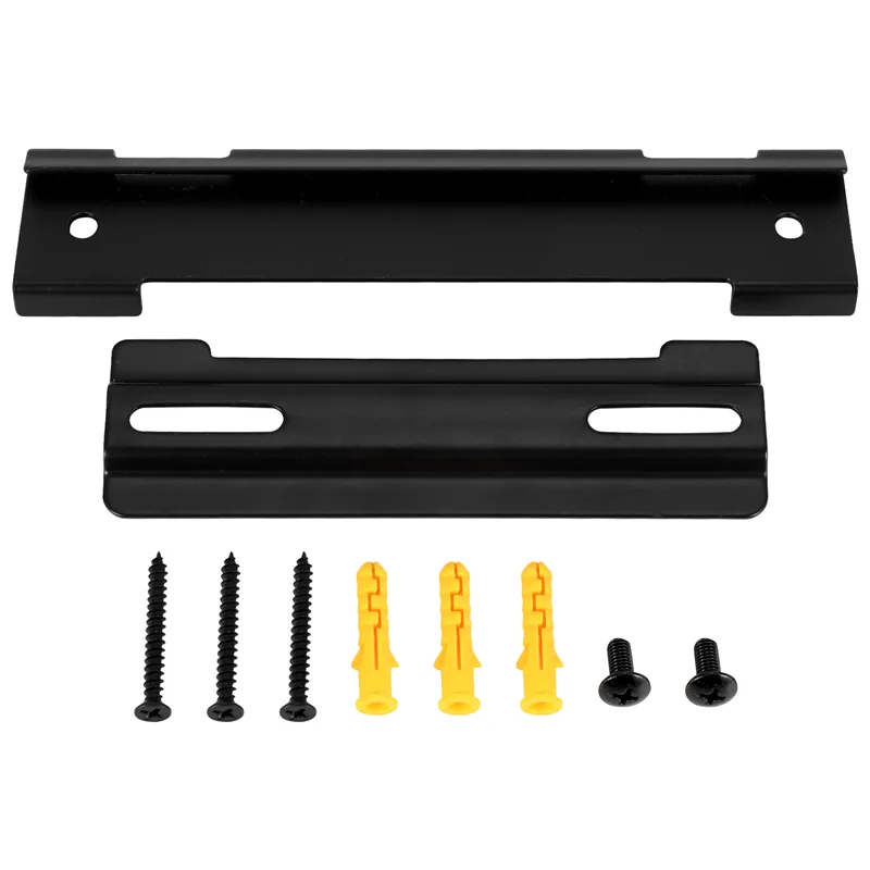 Excellent-WB-120 ソロ 5 サウンドバー用ウォール マウント キット ブラケット、Cinemate120 用、ネジと壁アンカー付き、ブラック