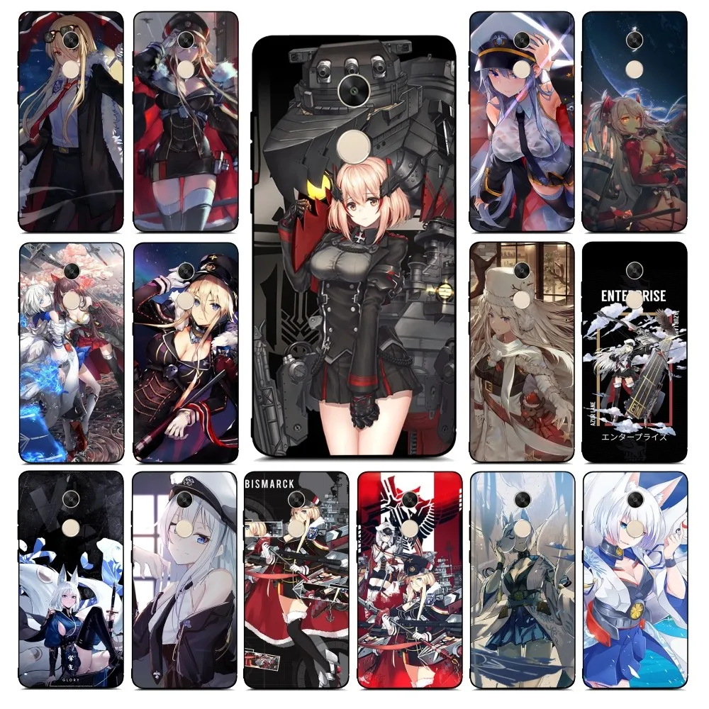 Game Azur Lane Phone Case For Redmi Note 4 X 5 A 6 7 8 T 9 9S 10 11 11S 11Epro Poco M3 pro