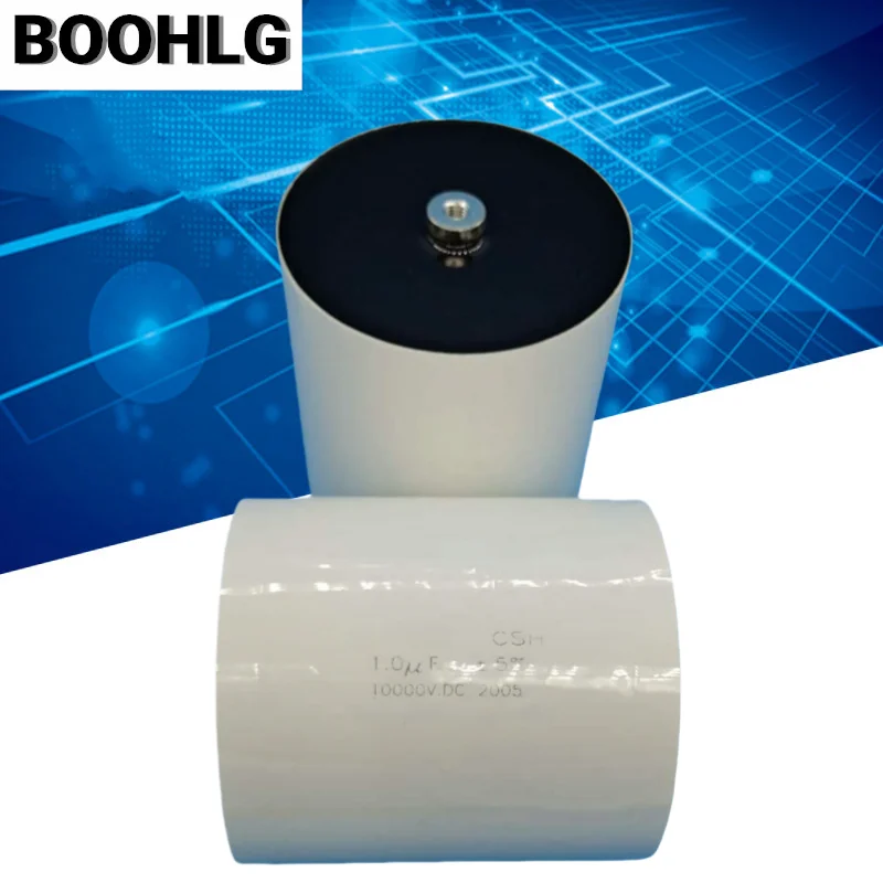1PCS High voltage, inductive, polarity-free film capacitor 1.0UF 105 10000V 10KV 92X98MM