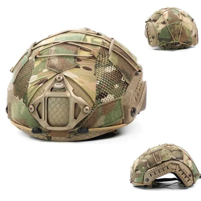 Tactical Helmet Cover Airsoft Paintball Combat Helmet Cover Hunting CS Wargame Helmet Protective Cover Gear