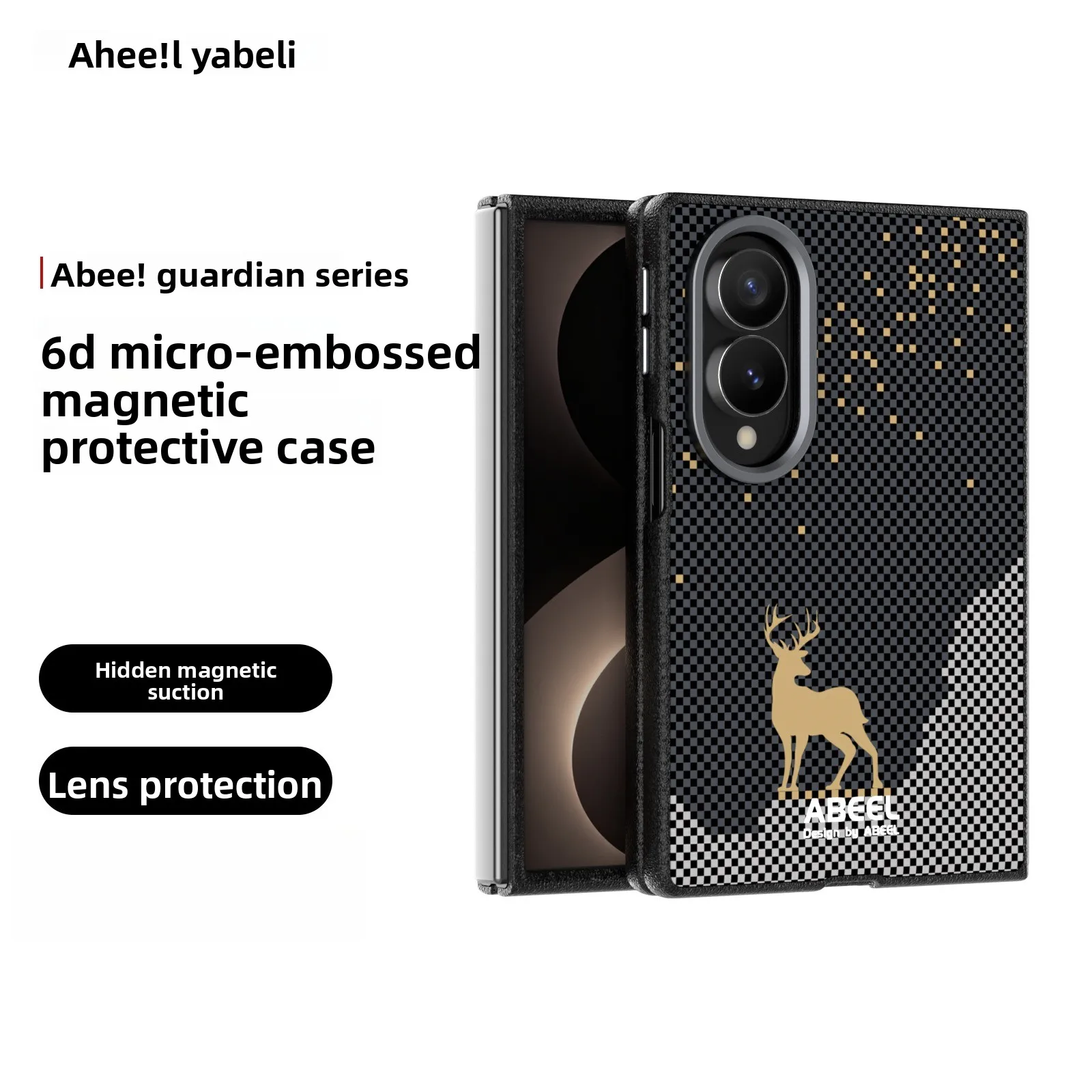 For Samsung Galaxy Z Fold 8 Wide Case Magnetic Luxury Unique Designs Skin-friendly PU Leather Cover For Samsung Z Fold8 Funda