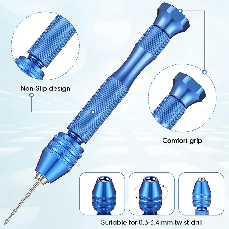 57PCS Hand Drill Bi…