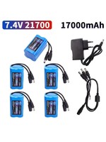Rechargeable 7.4V battery and Charger for T188 T888 2011-5 Remote Control toys Fish Finder Fishing Bait Boat Parts 17000mAh
