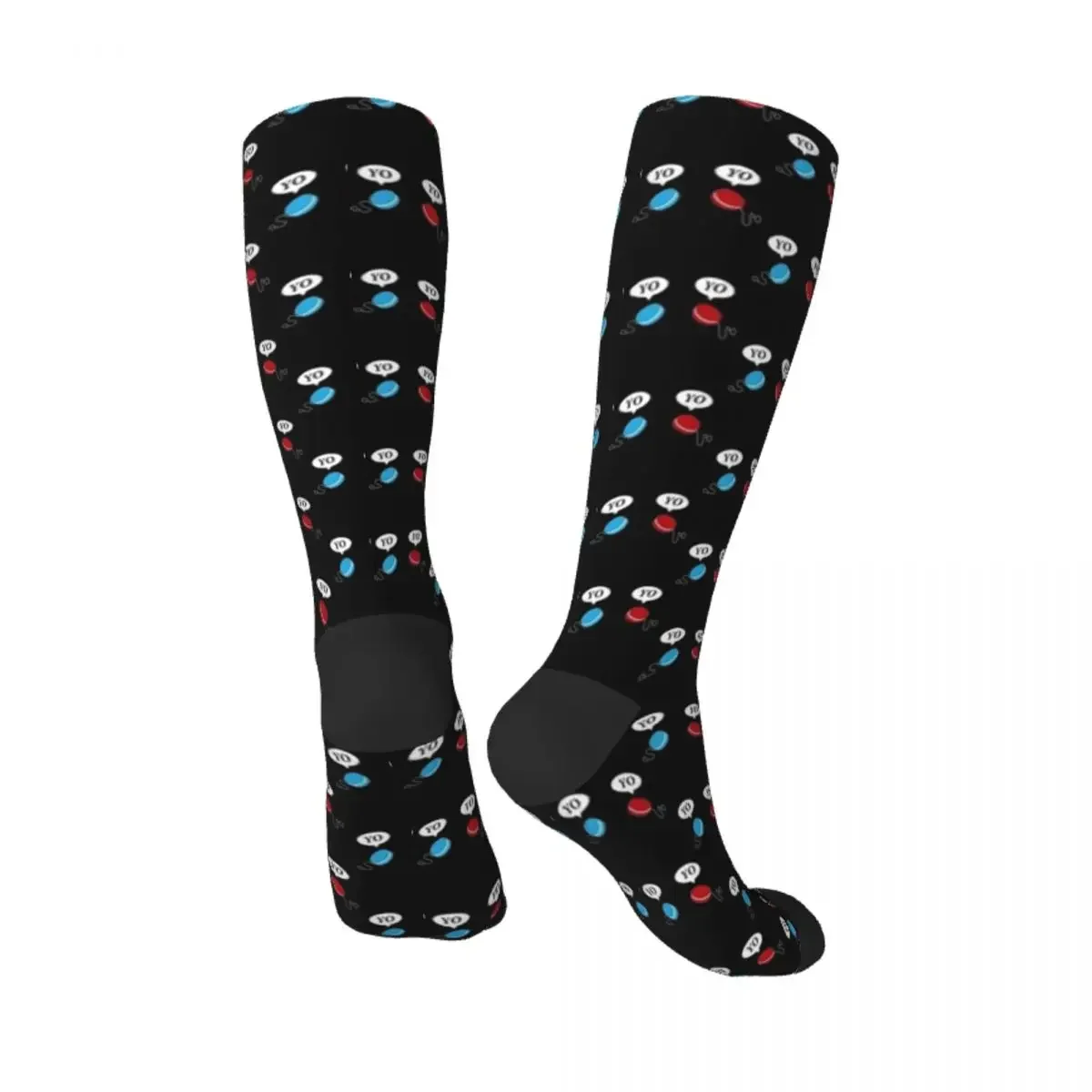 YO YO, YOYOS SAYING HELLO Socks designer brand christmass gift tennis heated Socks For Men Women's