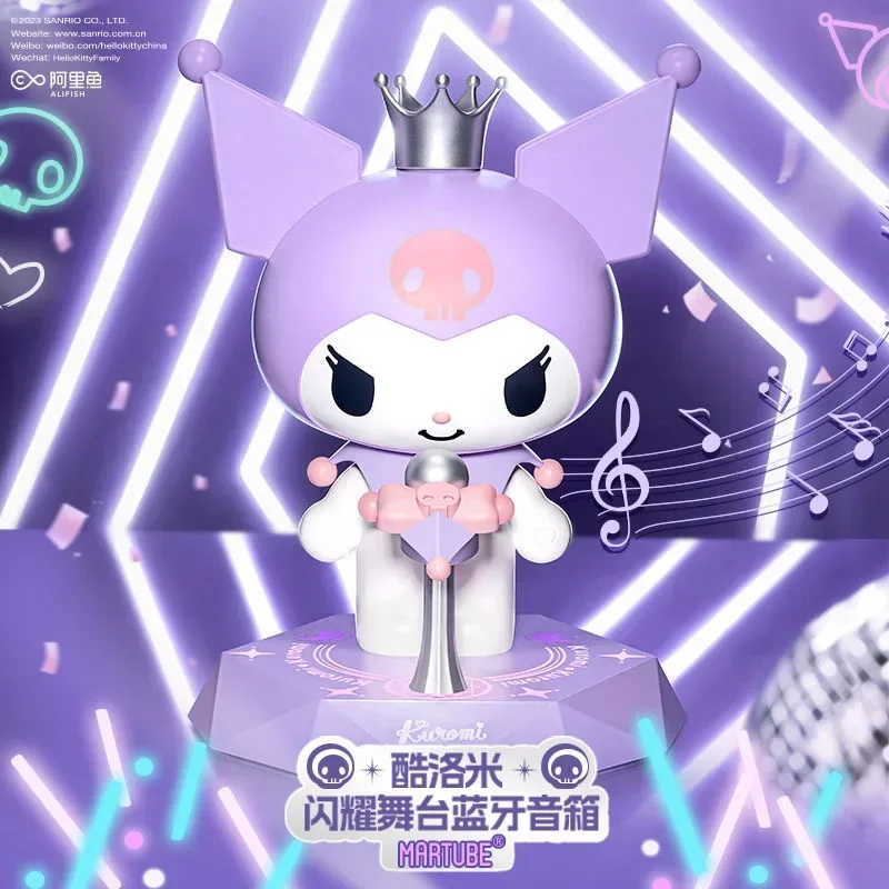 Sanrio Wireless Bluetooth Speakers Anime Cartoon Kuromi Doll Toy Stage Stars MG22-40 Portable Player Multi Loudspeaker Kids Gift