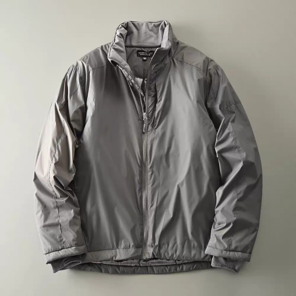 

Men's Winter Thiened Warm Cotton Jaet Stand Collar Slim Fit Casual Faionable Cotton Coat Youth ular Long Sve Zipper