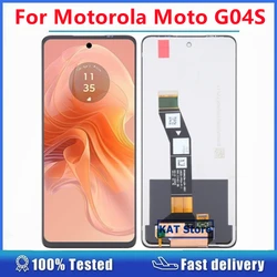 Compatible For Motorola Moto G04S LCD Digitizer Touch Screen Assembly Without Frame Spare Part Replacement