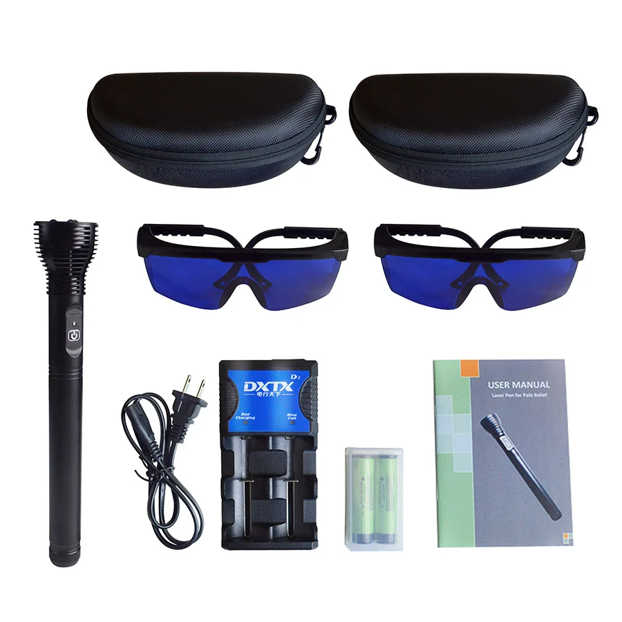 Home Use Handheld 808nm Red Light Therapy Device Cold Laser Acupuncture Points for Skin Scar Healing 1500mW view 6