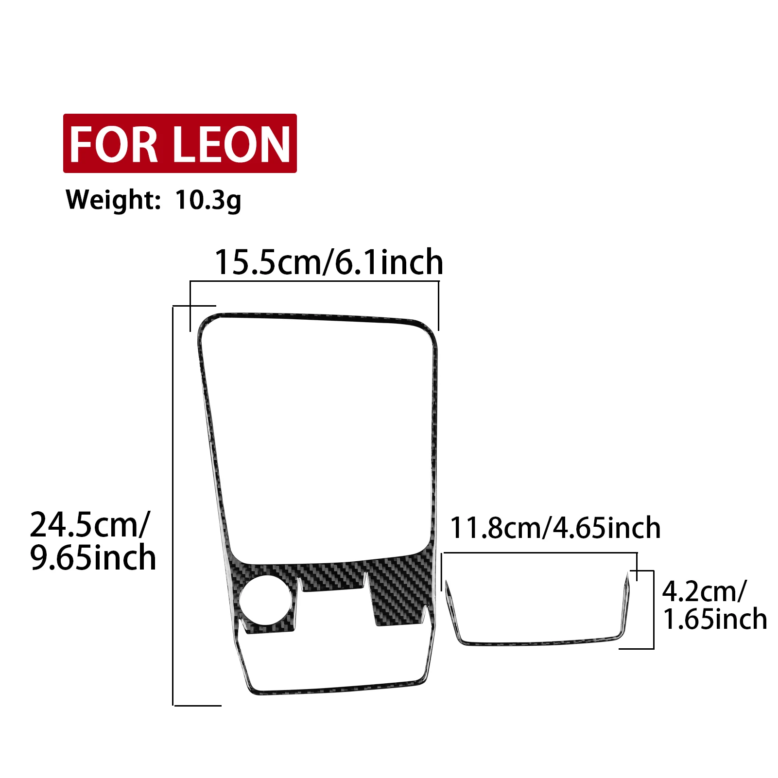 Soft Carbon Fiber Manual Transmission Car Gear Shift Sticker For Seat Leon MK4 Cupra Leon Cupra Formentor 2020-2022 2023 2024