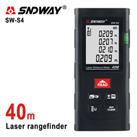 SNDWAY 40M Laser Distance Meter Durable Laser Tape Measure Digital Roulette Accurate Range finder