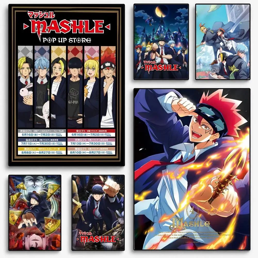Mashle Magic and Muscles Anime Poster Room Home Decoration Interior Wall Art Printing Garage Posters Gift