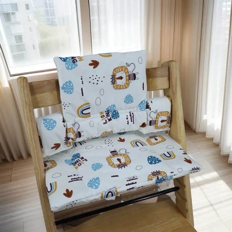 وسادة كرسي طعام للأطفال للخريف والشتاء للخروج، وسادة متكاملة محمولة غير قابلة للانزلاق، ملحقات كرسي نمو أكل الطفل #2