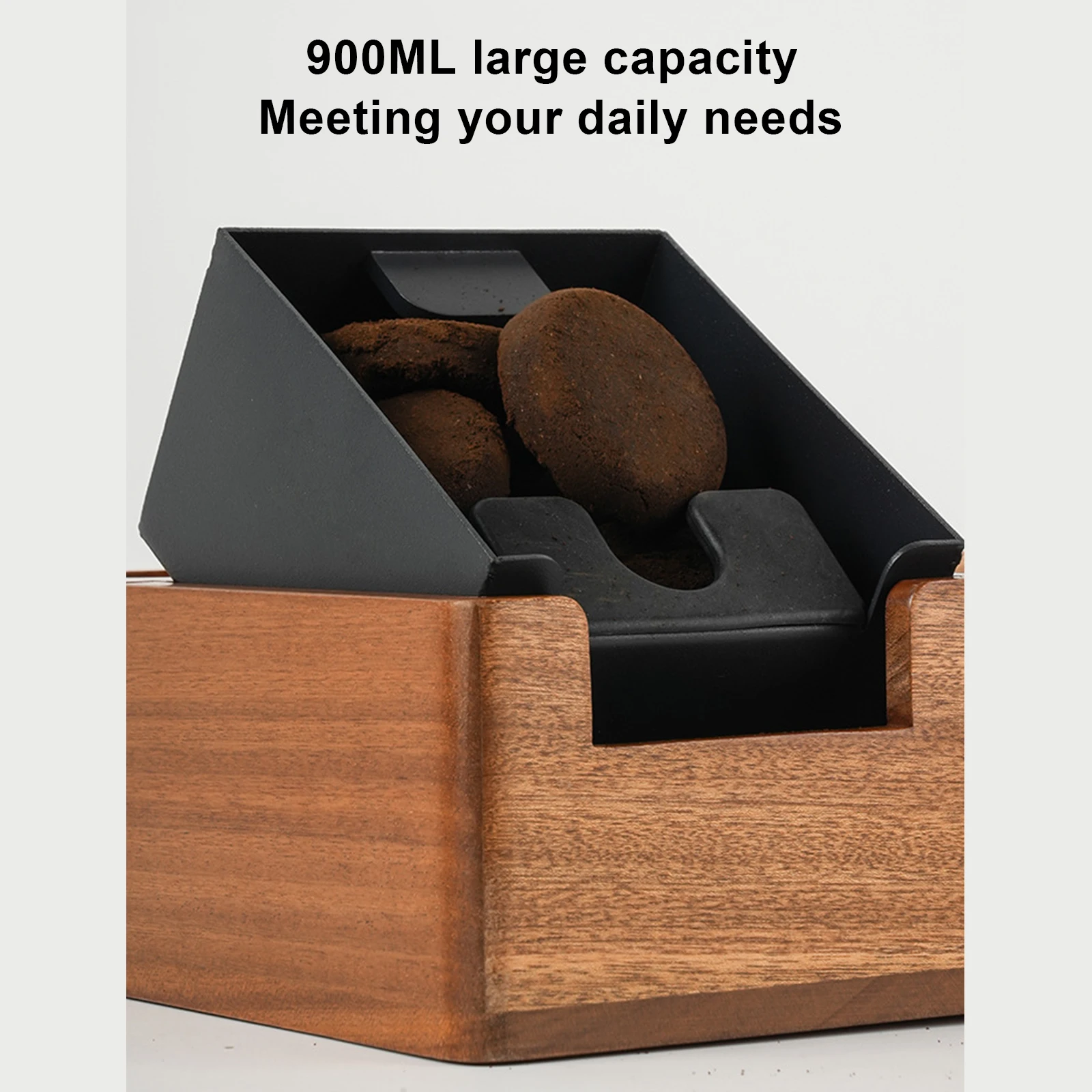 

Multifunctional Coffee Knock Box Removable Wooden Coffee Grounds Bucket Coffee Residue Bucket Coffee Tools Coffee Grounds Box