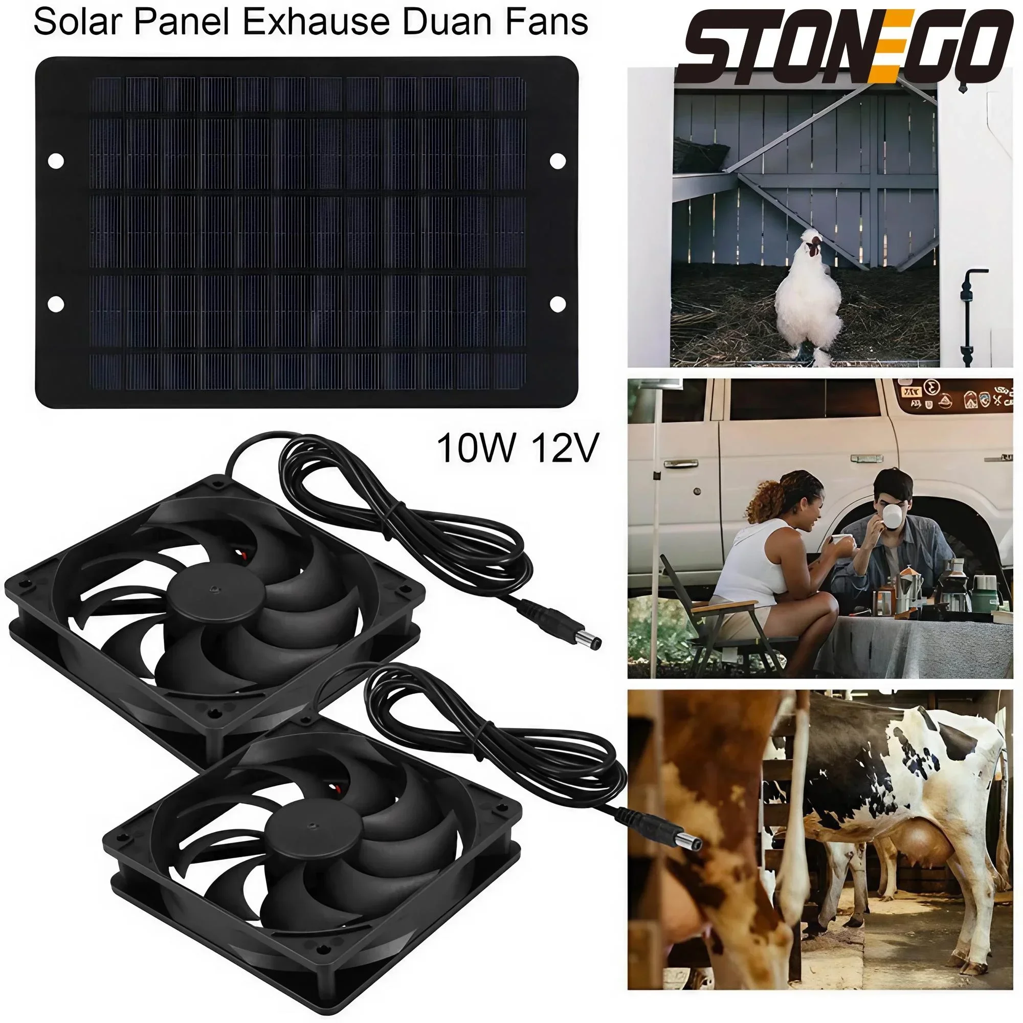 10W 태양 배기 팬 12V 미니 환기 RV 지붕 홈 환기 공기 추출기 용 태양 광 발전 팬