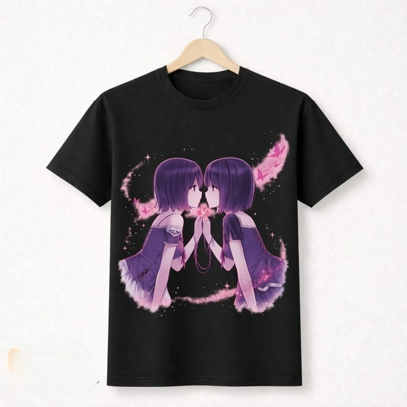 Fatal Frame II Crimson Butterfly T-shirt personality Clothes Year round clothing Unisex Oversized New Model Streetwear Trendy