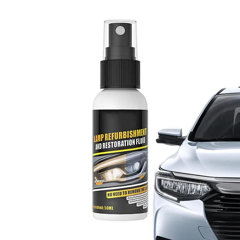 

50ml Long-Lasting Car Headlight Polishing Agent Scratch Remover Repair Renewal Headlight Restoration Kit Auto Accessories