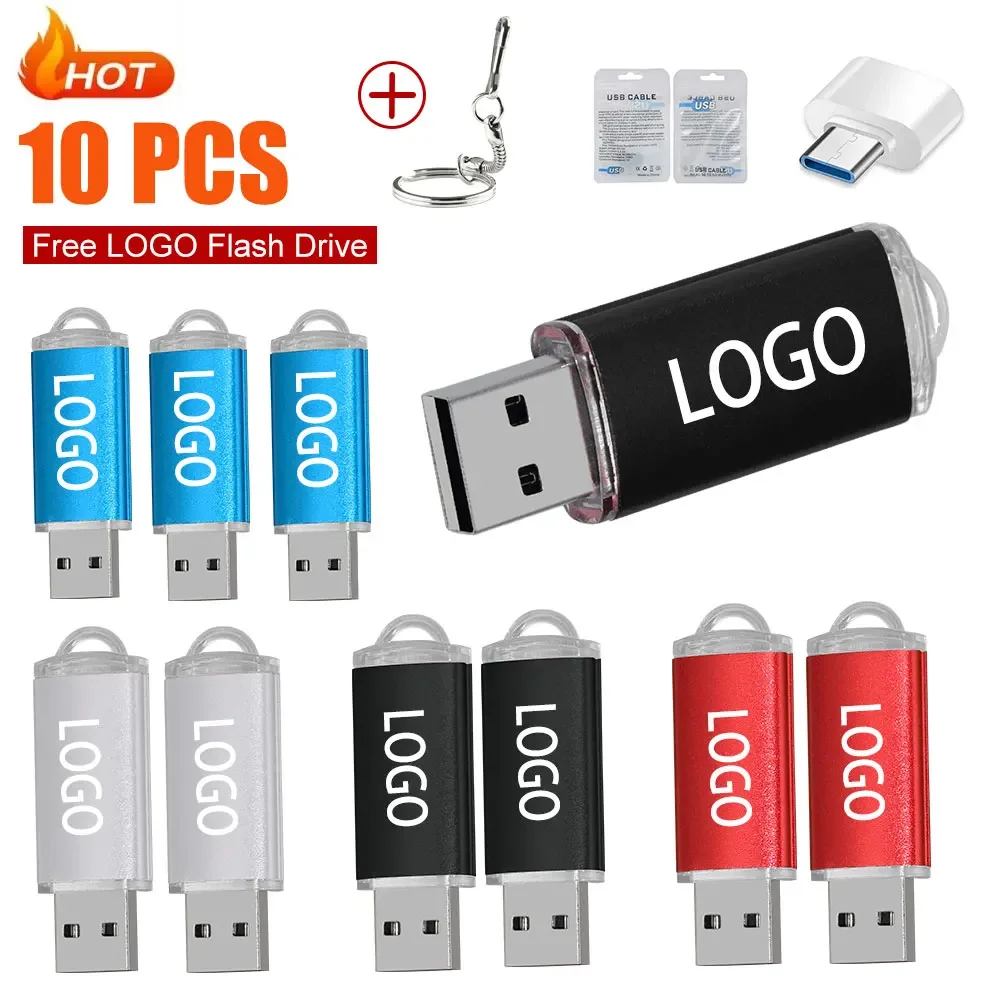 10 sztuk/partia darmowa, dopasowana pamięć Flash USB 2.0 Pendrive cena hurtowa 1GB 4GB 128MB 512MB Pendrive na prezenty fotograficzne