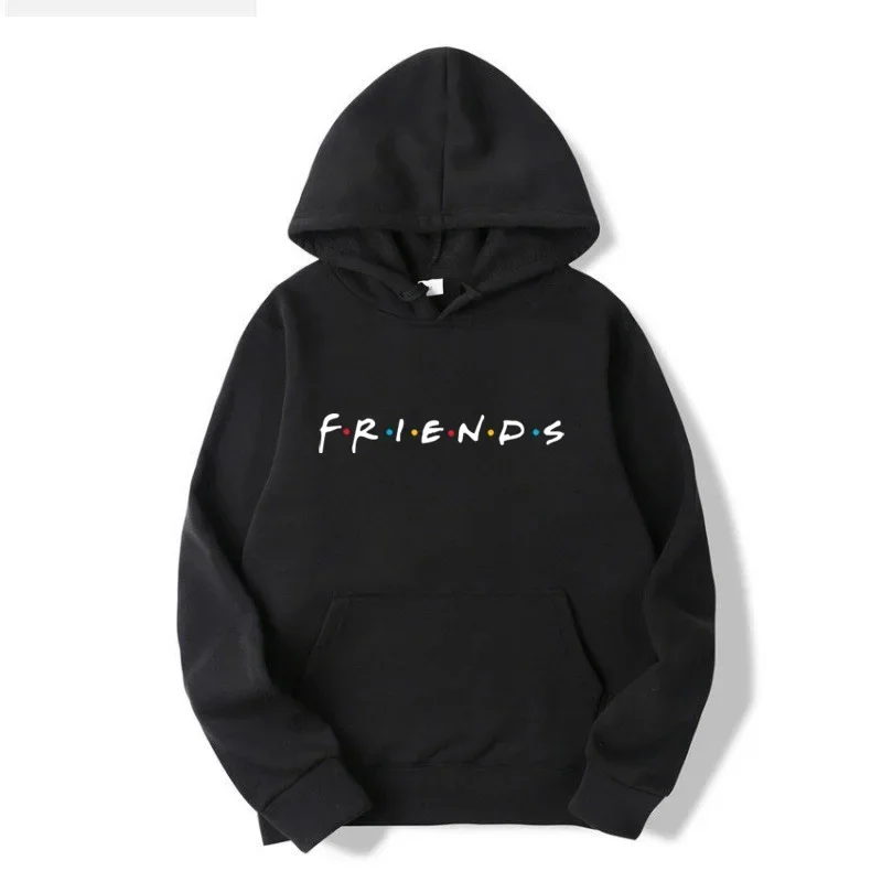 2024 New Autumn and winter fashion friends hoodie sweatshirt white friend shirt and hat hooded sweatshirt for men and women