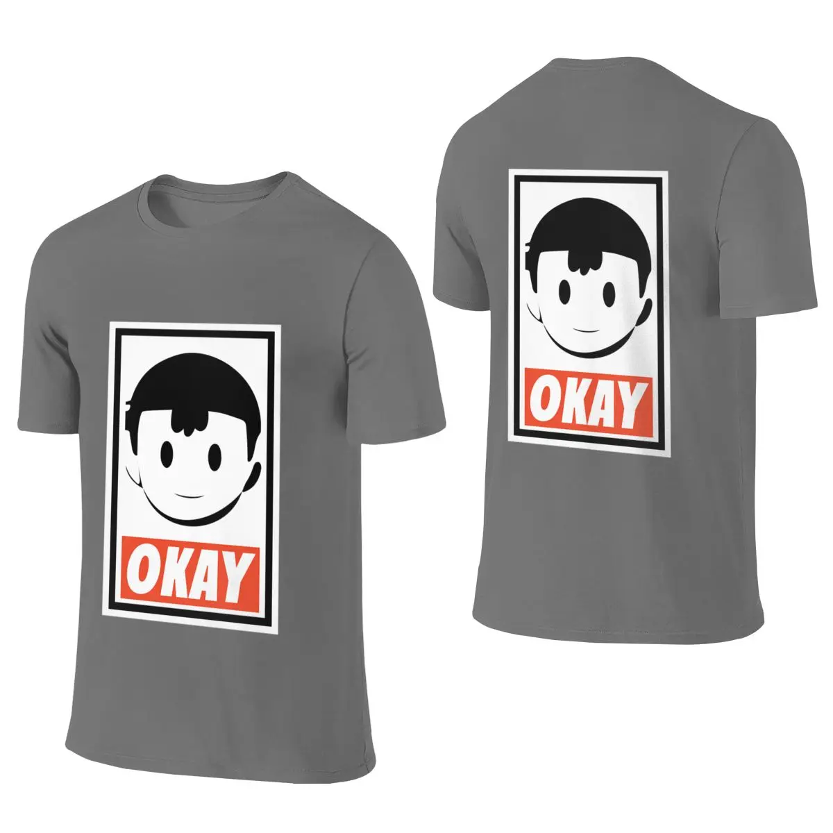 OKAY Standard Shoulder Reversible T-shirtNiche Design Commuting Essential Women's T-shirts