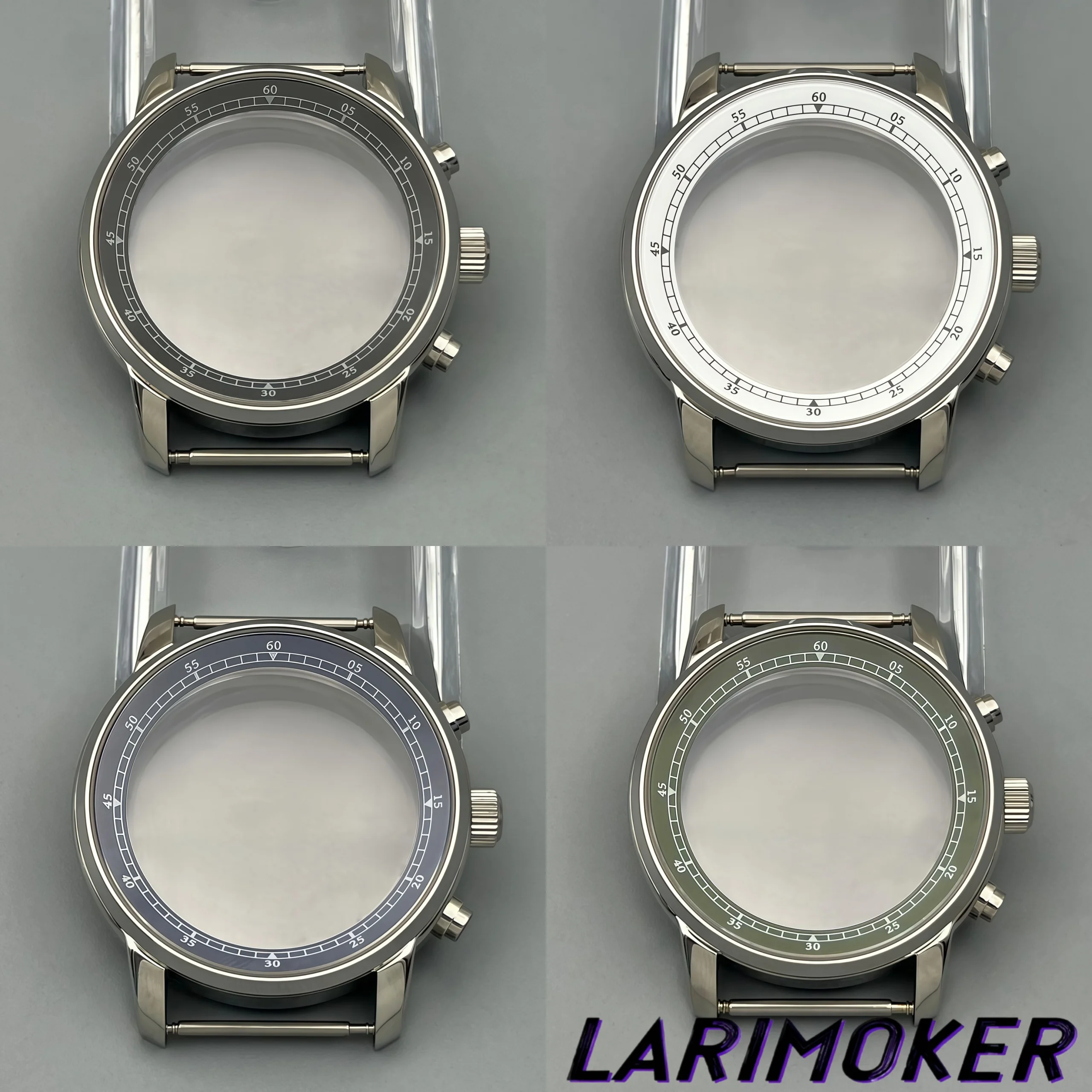 

Корпус часов LARIMOKER из нержавеющей стали, 39 мм, для механизмов VK63, VK64, VK67, VK68, с сапфировым стеклом, черный, белый, синий, зеленый цвета.