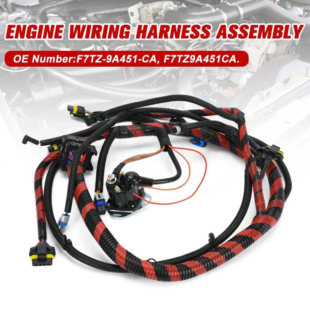 F7TZ-9A451-CA Engine Wiring Harness Assembly For Ford F250 F350 F-Super Duty 7.3L 97-97 F7TZ9A451CA