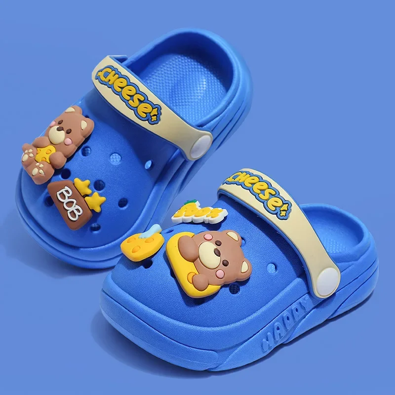 Scarpe estive per bambini Baby New Sweet Soft Sole sandali Indoor Soft antiscivolo Girl Sandals Hole Shoes Kids trefoli Shoes